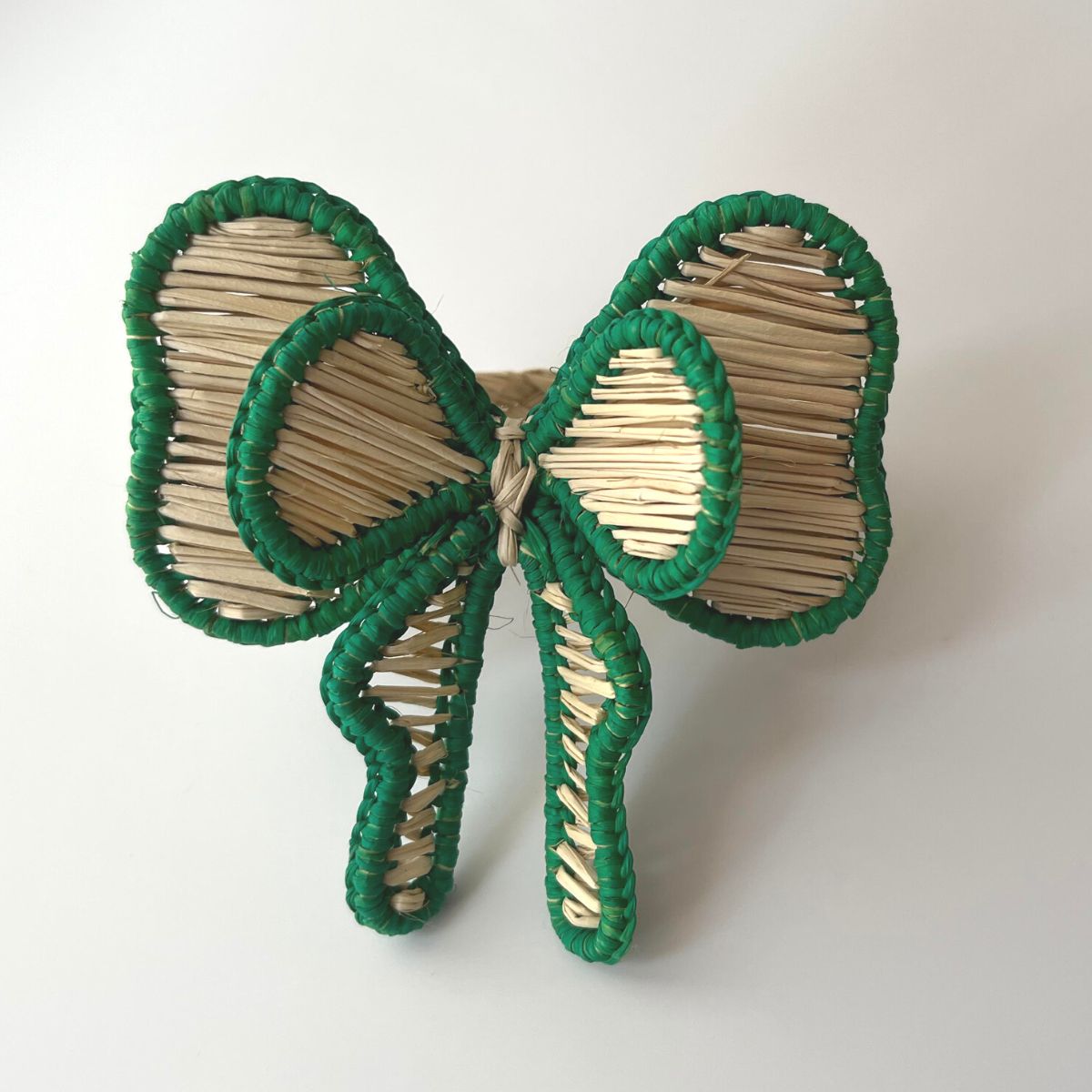Napkin ring - Green Bow- set of 4
