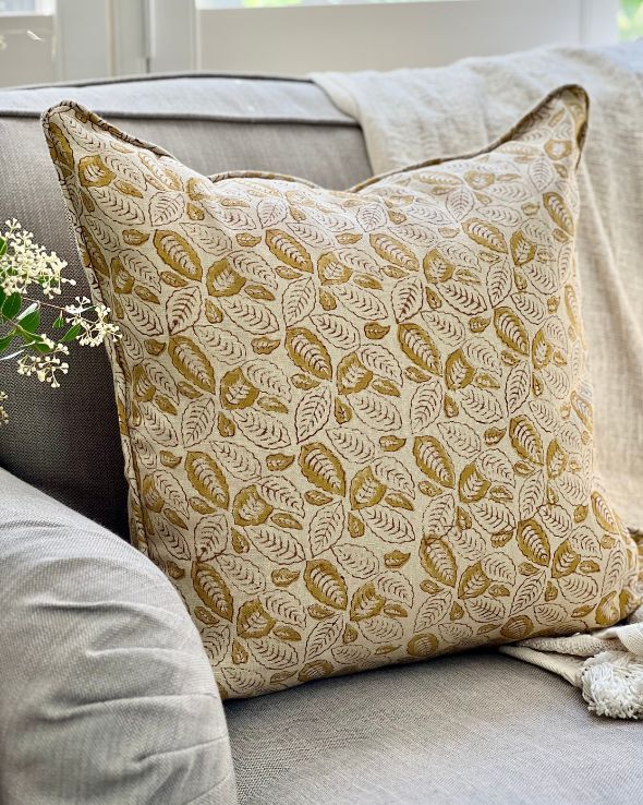 Lumina Leaf Cushion Cover