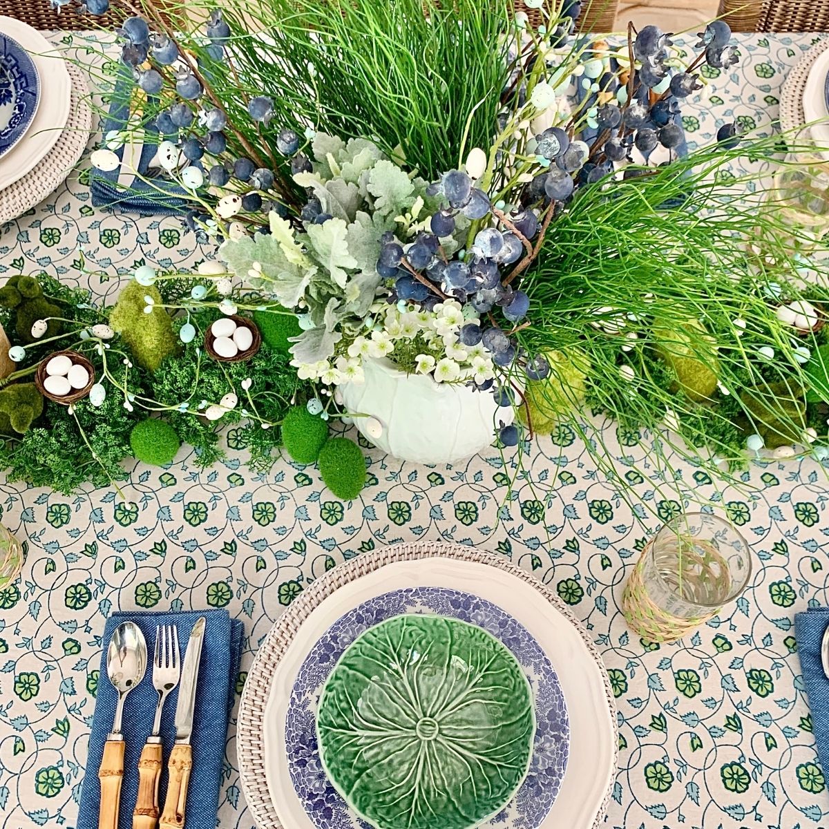 Sea Breeze Square Tablecloth
