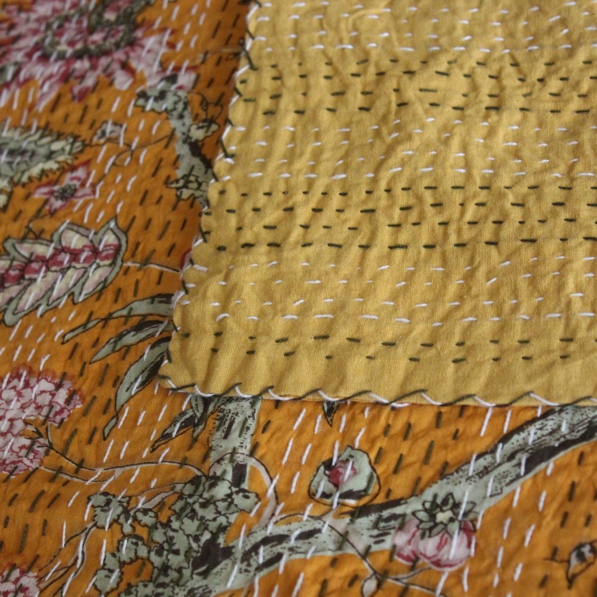 Sunshine kantha yellow