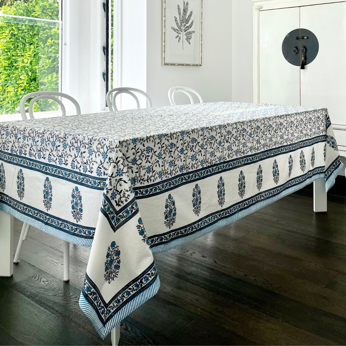 Sample Blue Iris Tablecloth 180 x 340 cm