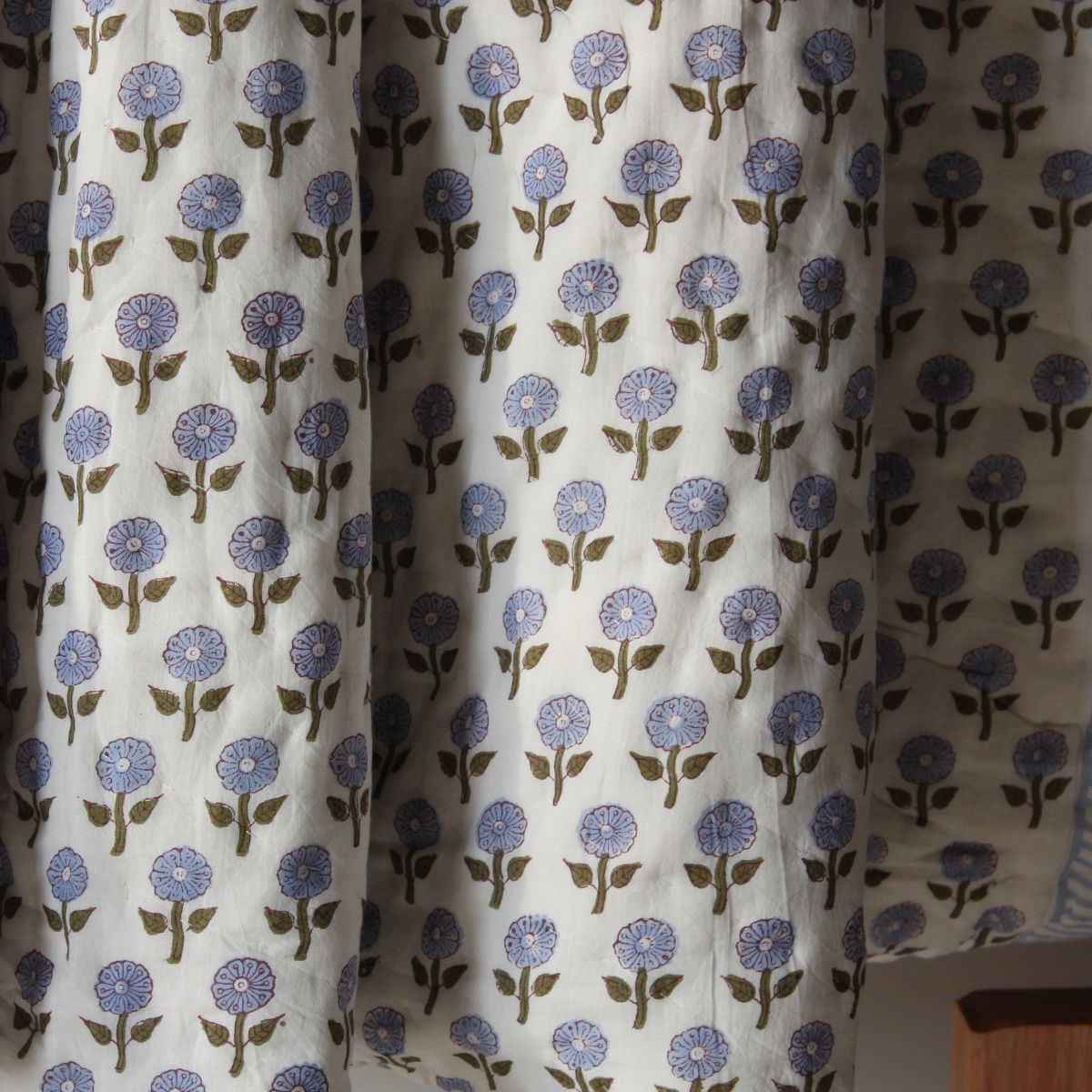 Serenity Blue reversible cotton quilt- King and Queen