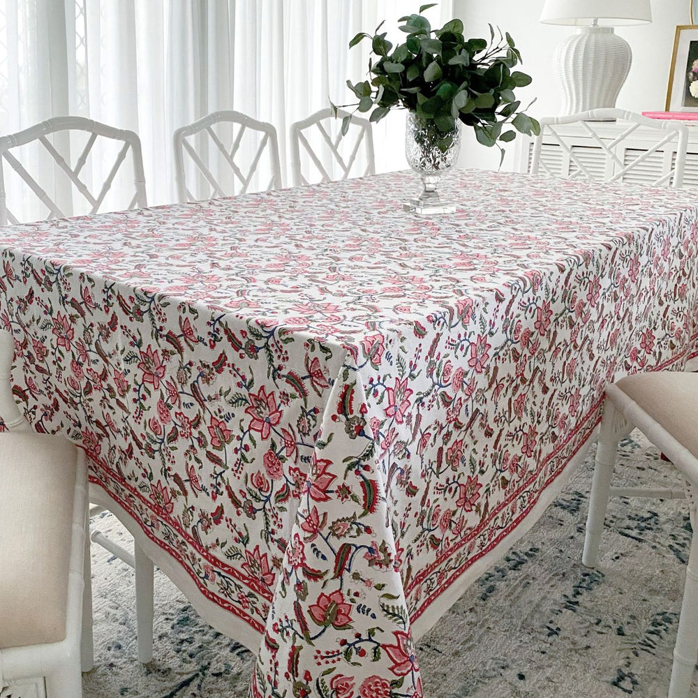 Colourful festive table cloth - Decor Mantra