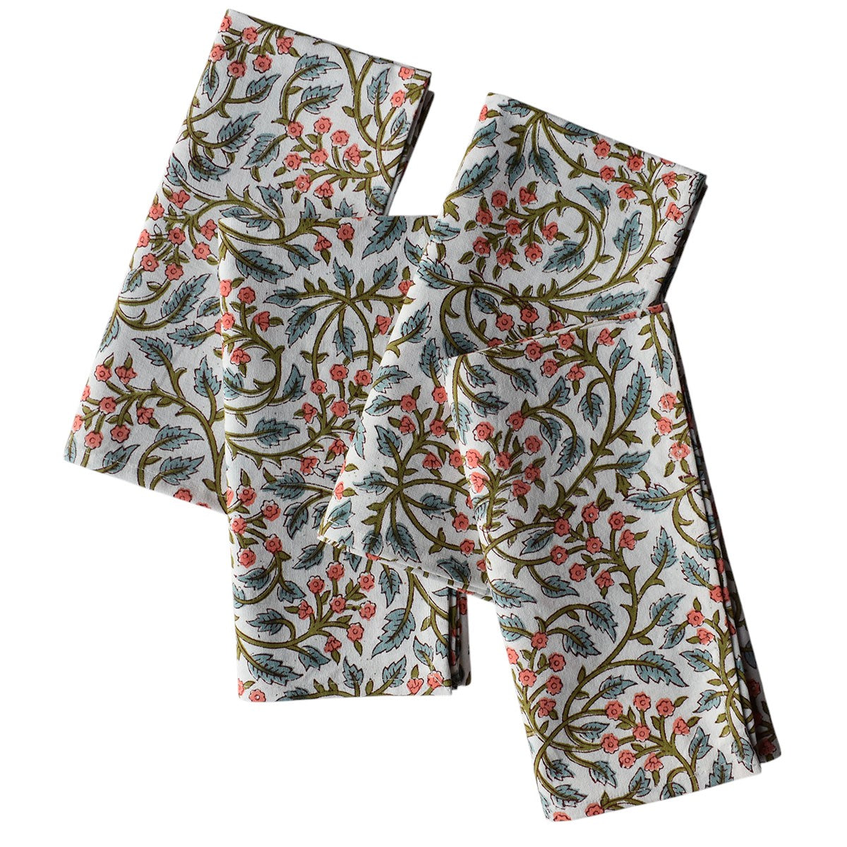 Peachy blossom napkins