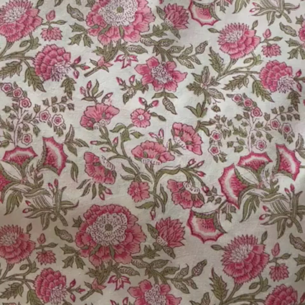 Beatrice pink and green Tablecloth