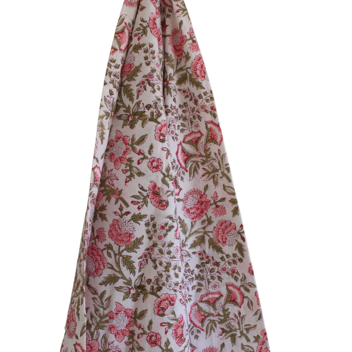 Beatrice pink and green round Tablecloth