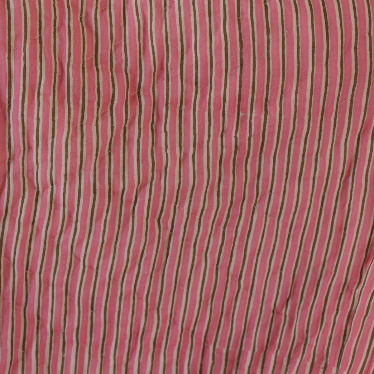 Indian Block print quilt Pink and green King and Queen Decor Mantra