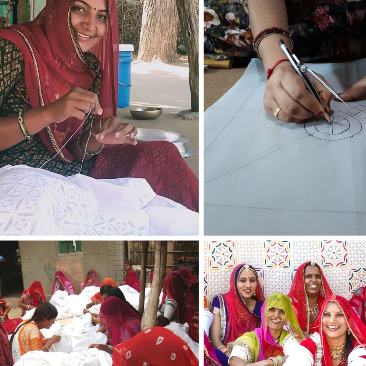 Applique white organdy cutwork cushion cover