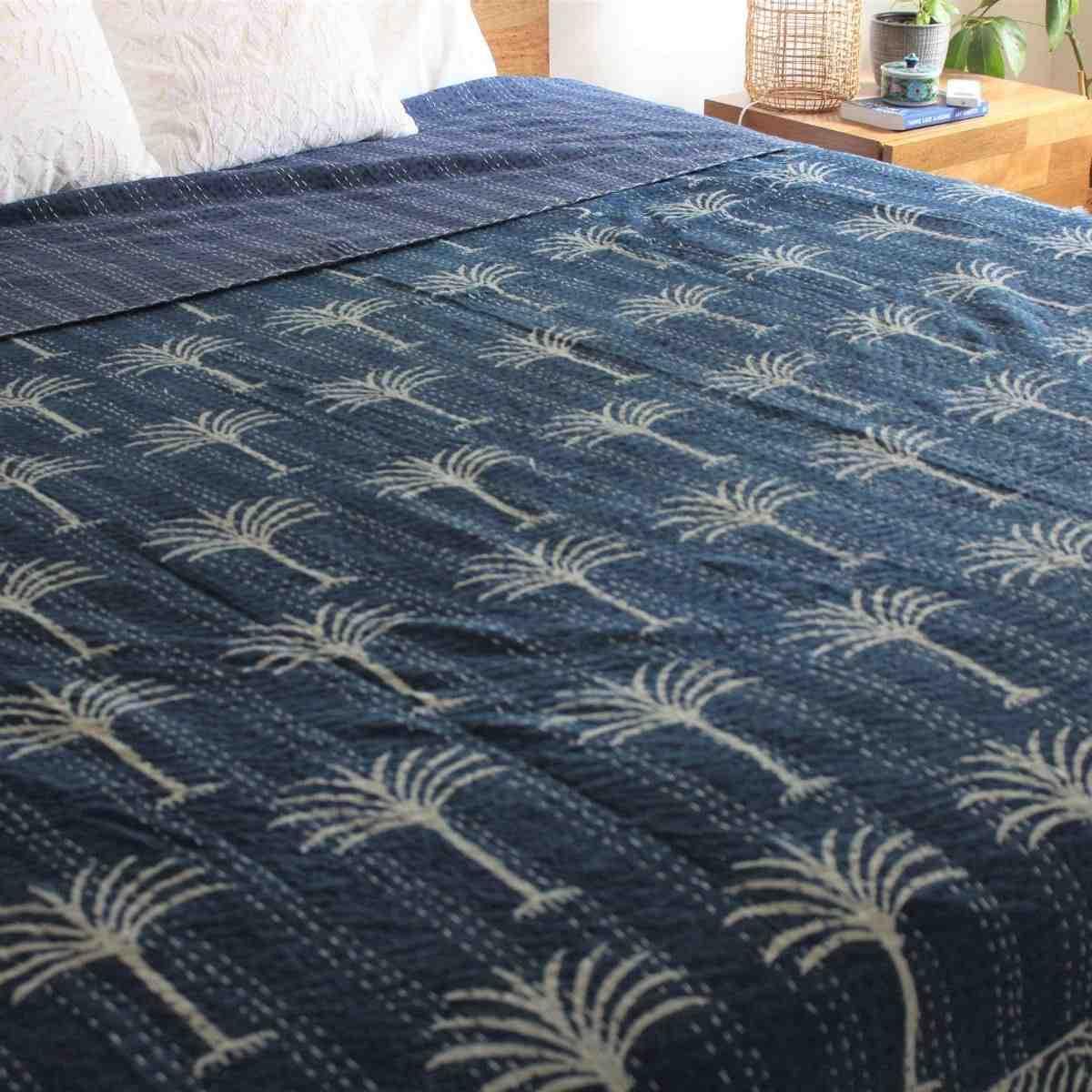 palm tree coverlet