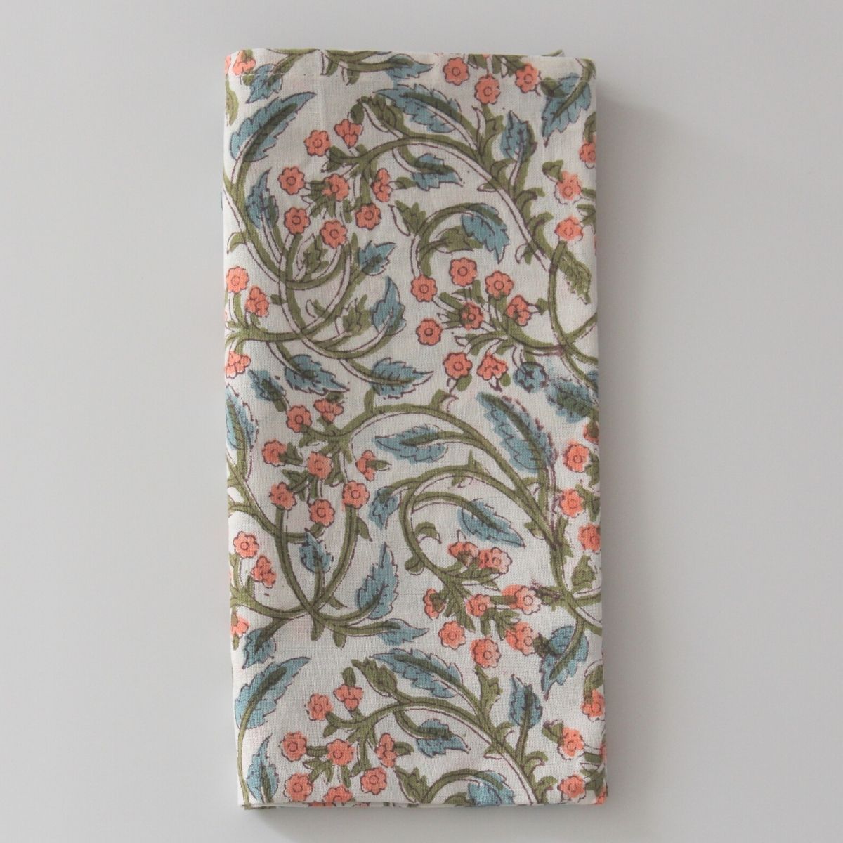 Peachy Blossom napkins - set of 4