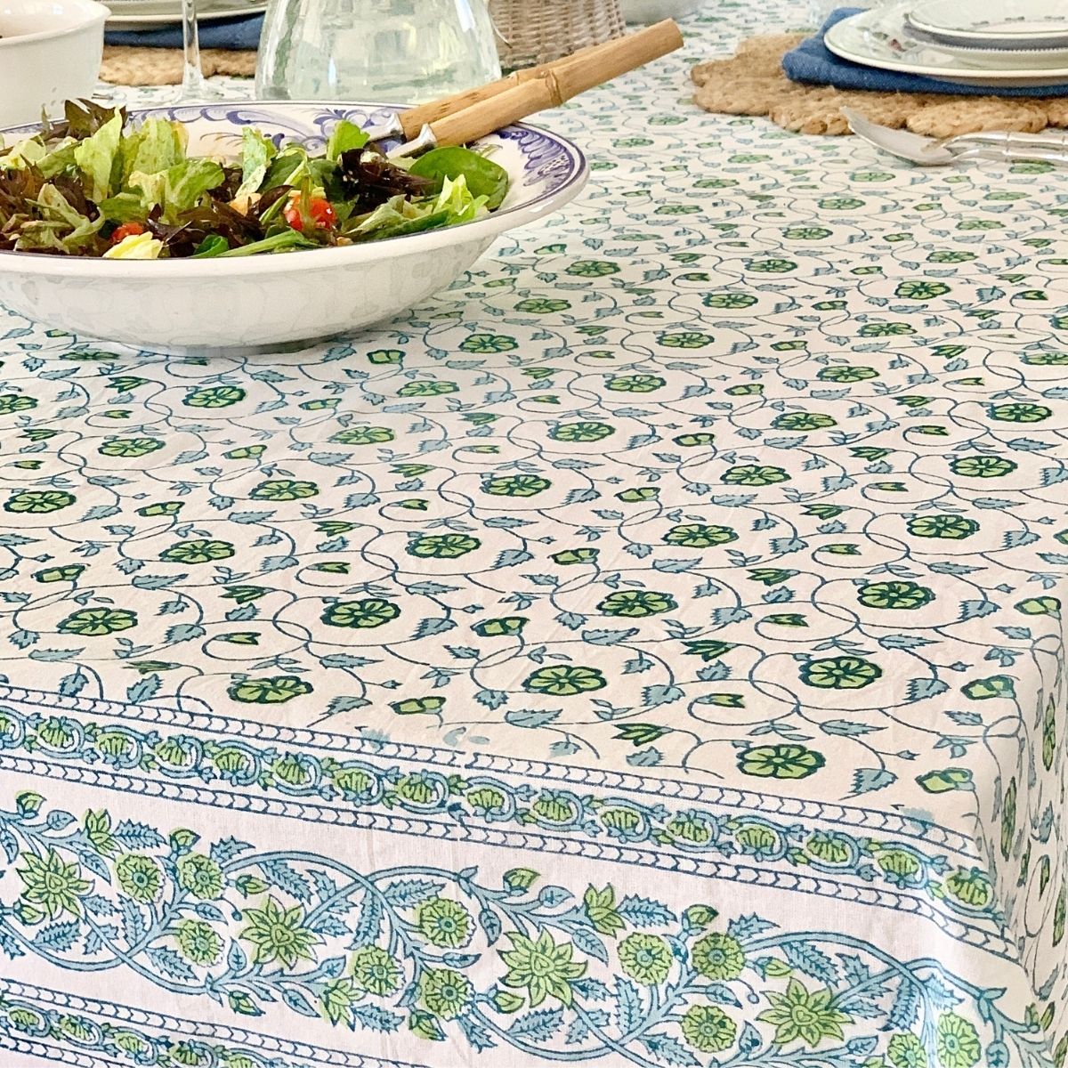 Sea Breeze Square Tablecloth