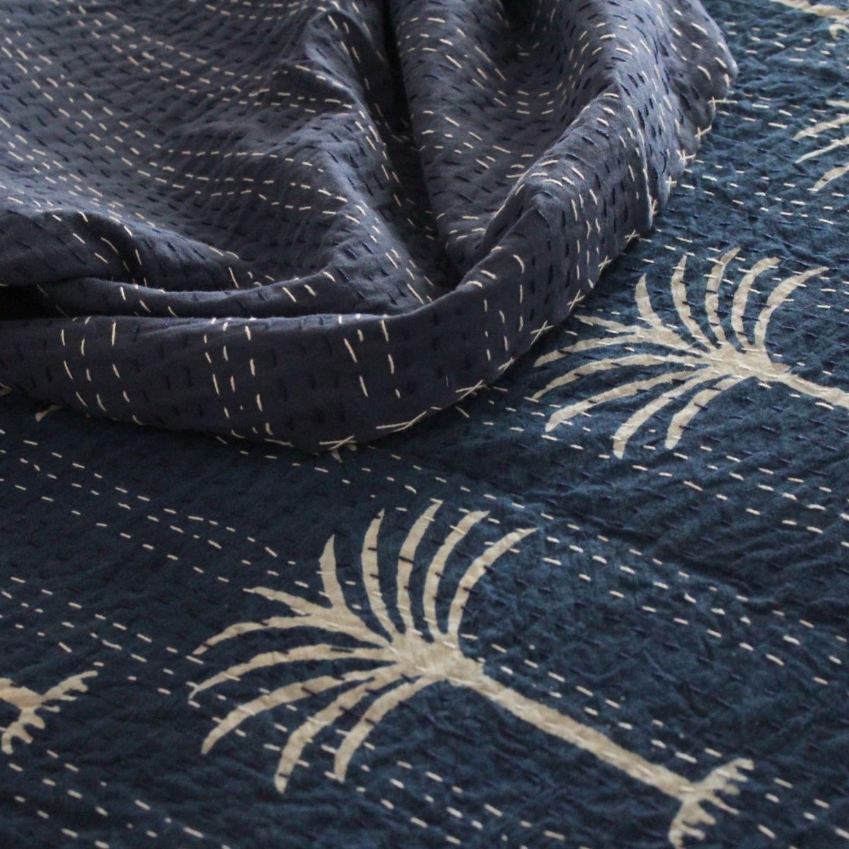 palm tree bedspread