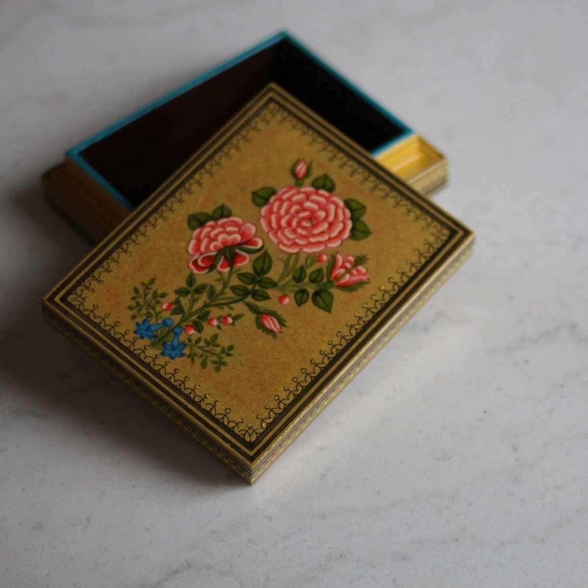 Artisan-crafted Rose keepsake box offering elegant storage for meaningful keepsakes and thoughtful gift giving.
