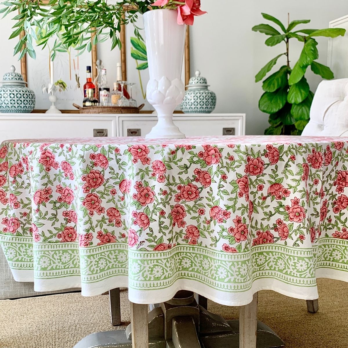 Florence round tablecloth